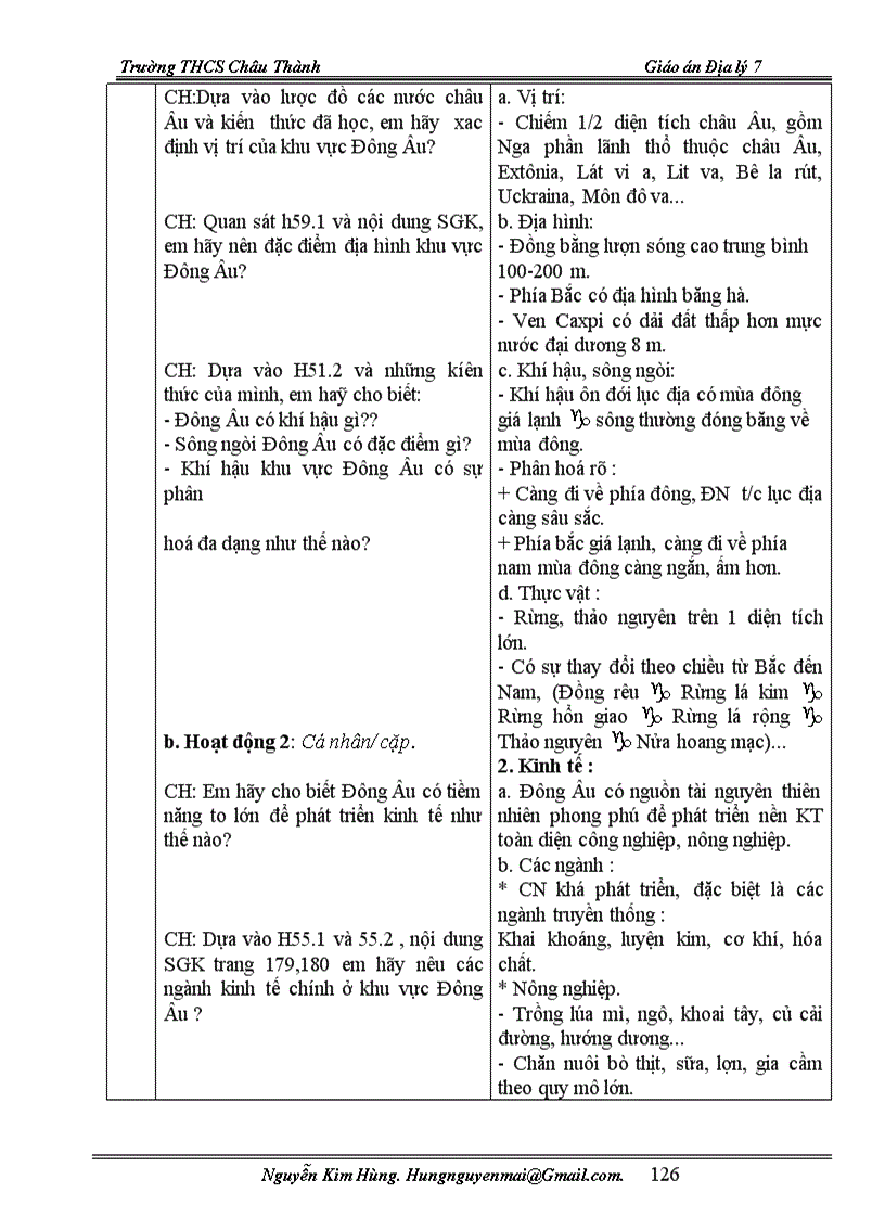 image for page Giáo án địalí 7 chuẩn kiến thức mới 2011 2012