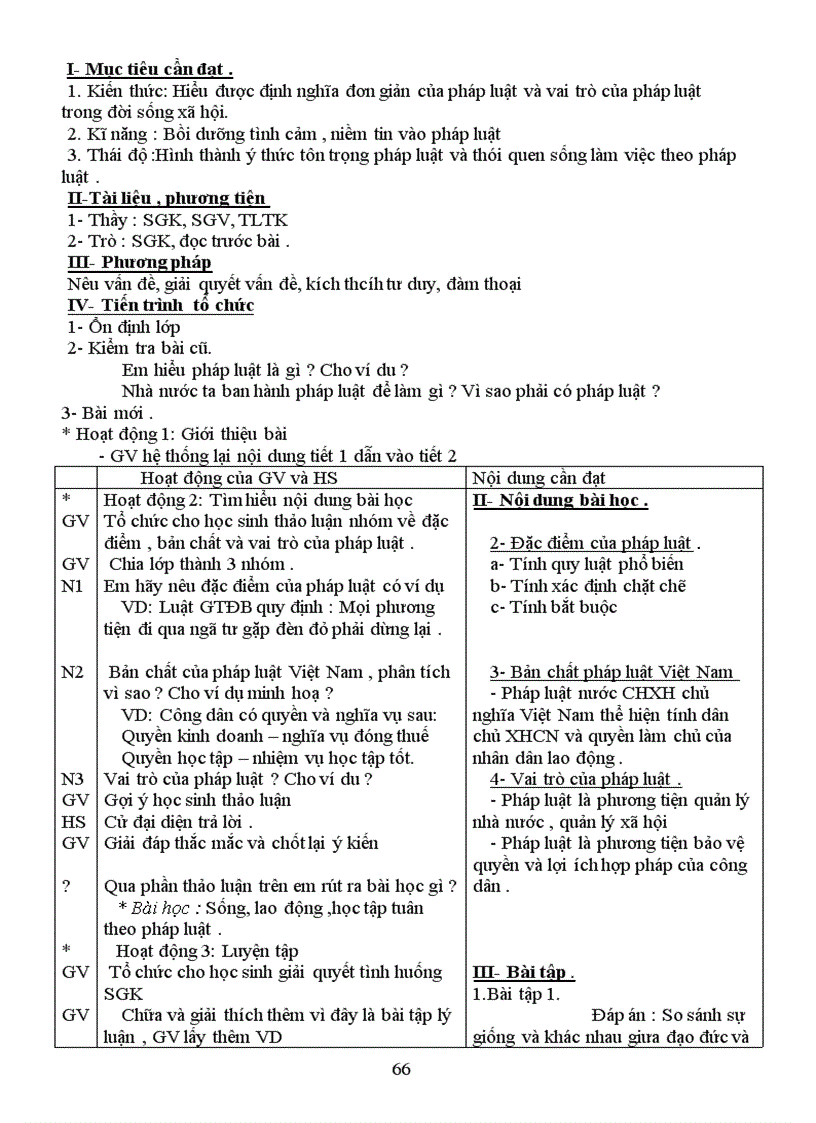 image for page Giao an GDCD 8