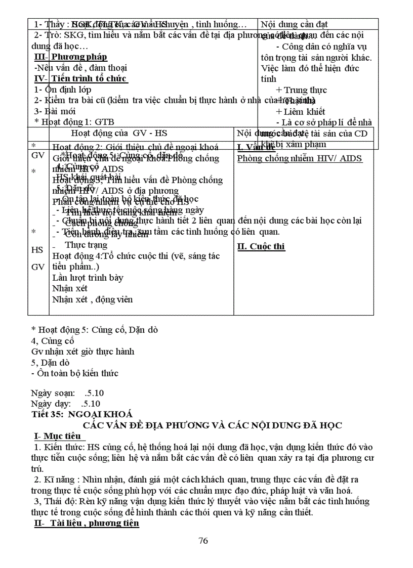 image for page Giao an GDCD 8