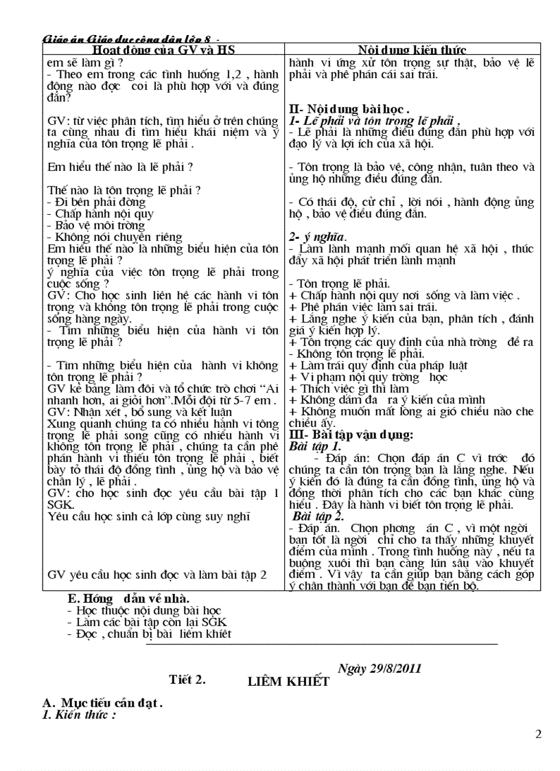 image for page Giao an GDCD8 CKTKN