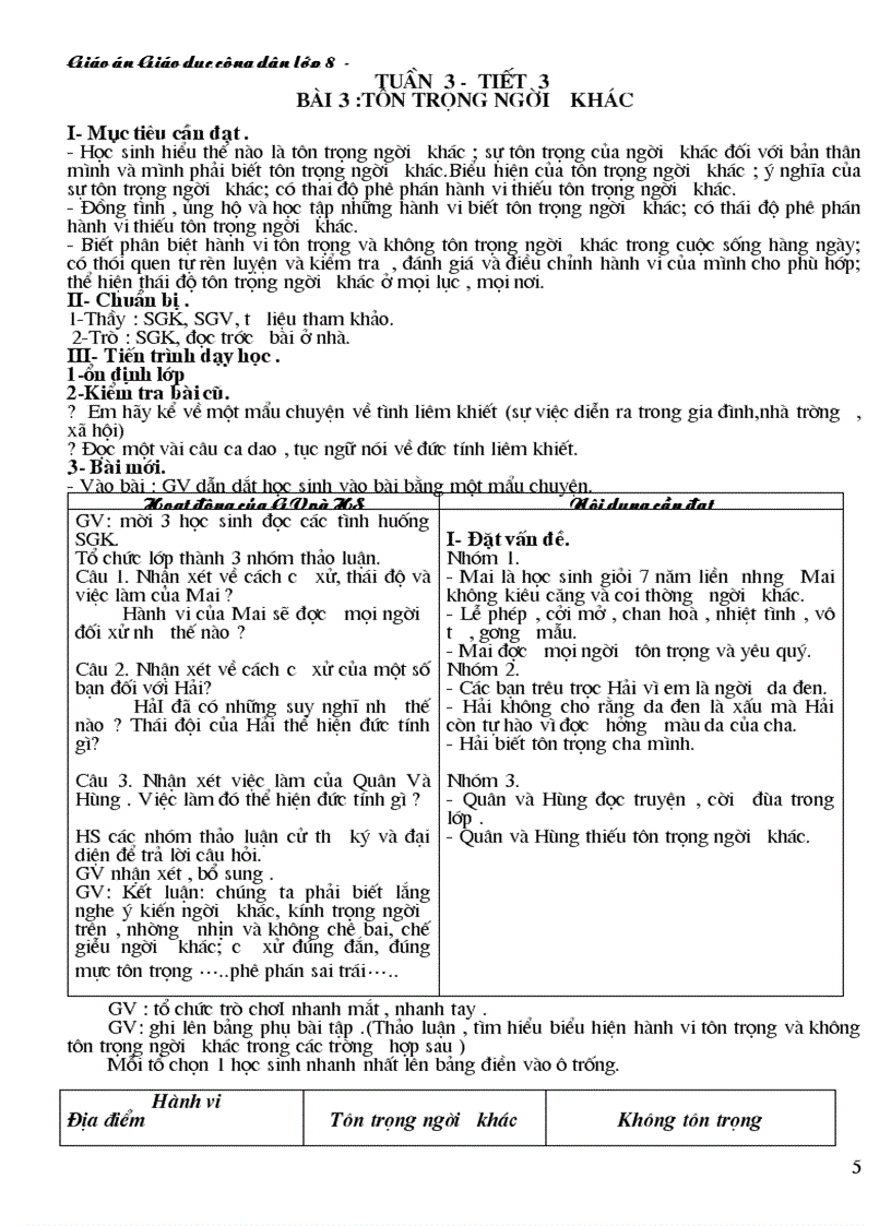 image for page Giao an GDCD8 CKTKN