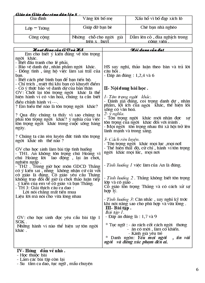 image for page Giao an GDCD8 CKTKN