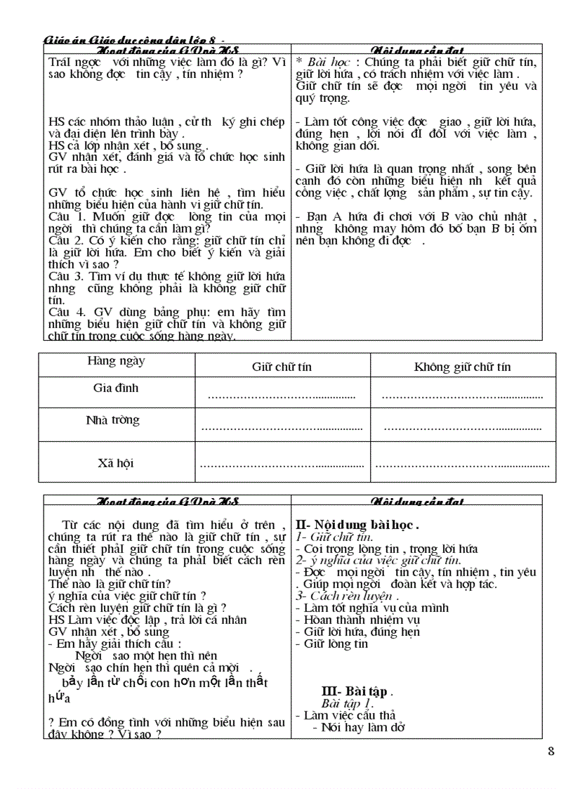 image for page Giao an GDCD8 CKTKN