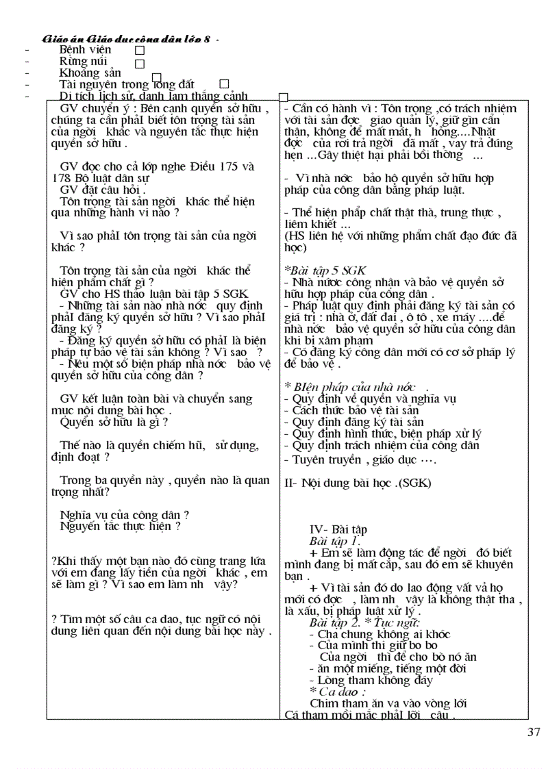 image for page Giao an GDCD8 CKTKN