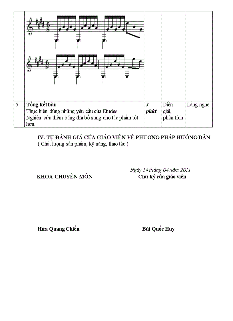 image for page Giáo án Guitar Etuder 14 Carulli