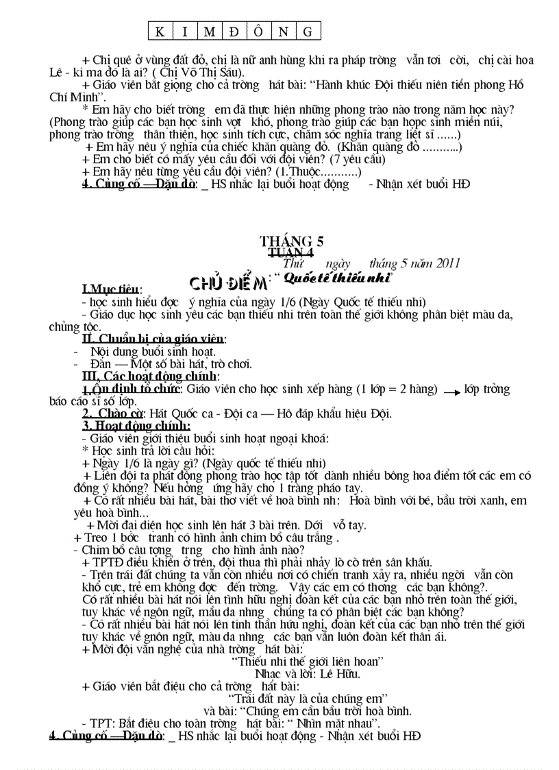 image for page Giao an HDNG len lop