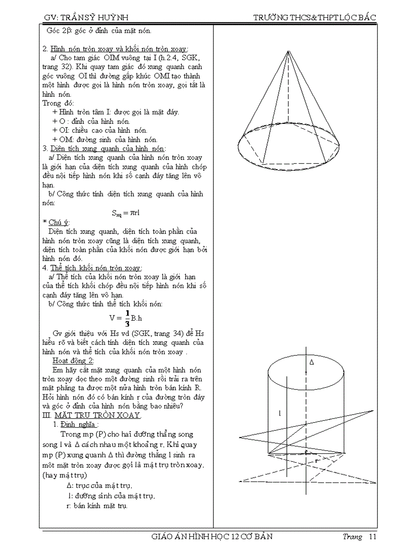 image for page Giáo án hình học 12