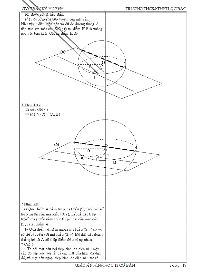 image for page Giáo án hình học 12