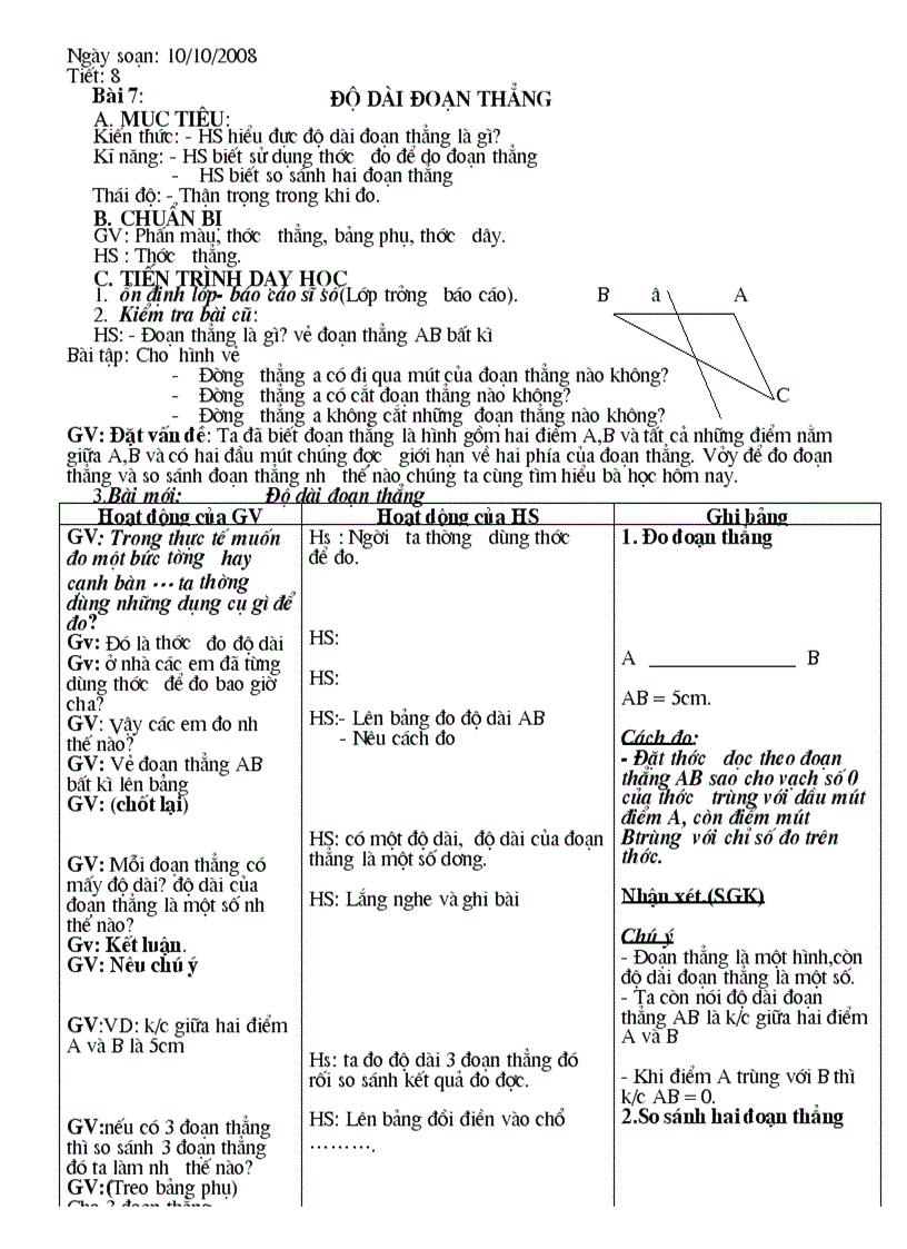 image for page Giao an Hinh hoc 6 tiet 8