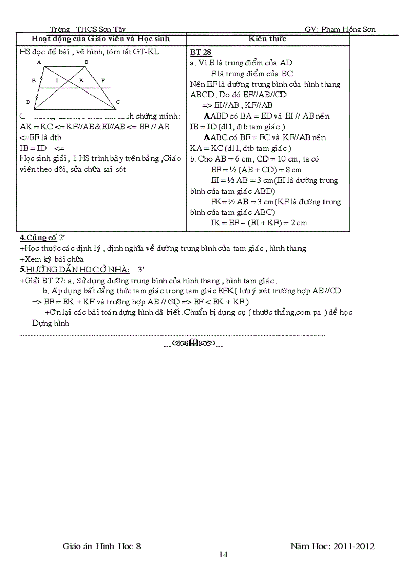 image for page Giao an hinh hoc 8