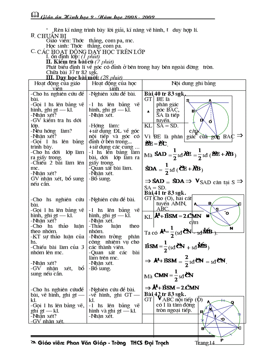 image for page Giao an hinh hoc 9 haynhat
