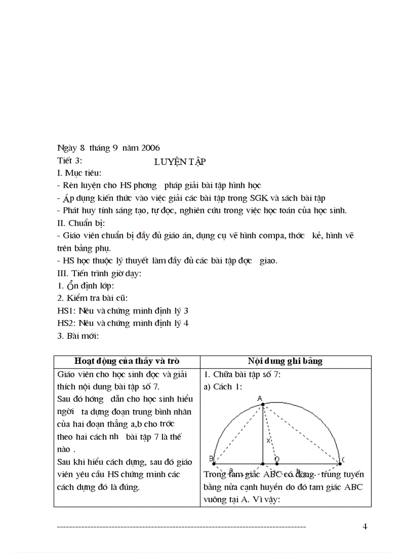 image for page Giáo án hình học lớp 9
