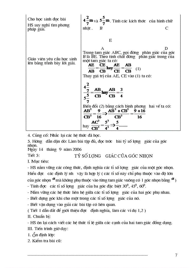 image for page Giáo án hình học lớp 9