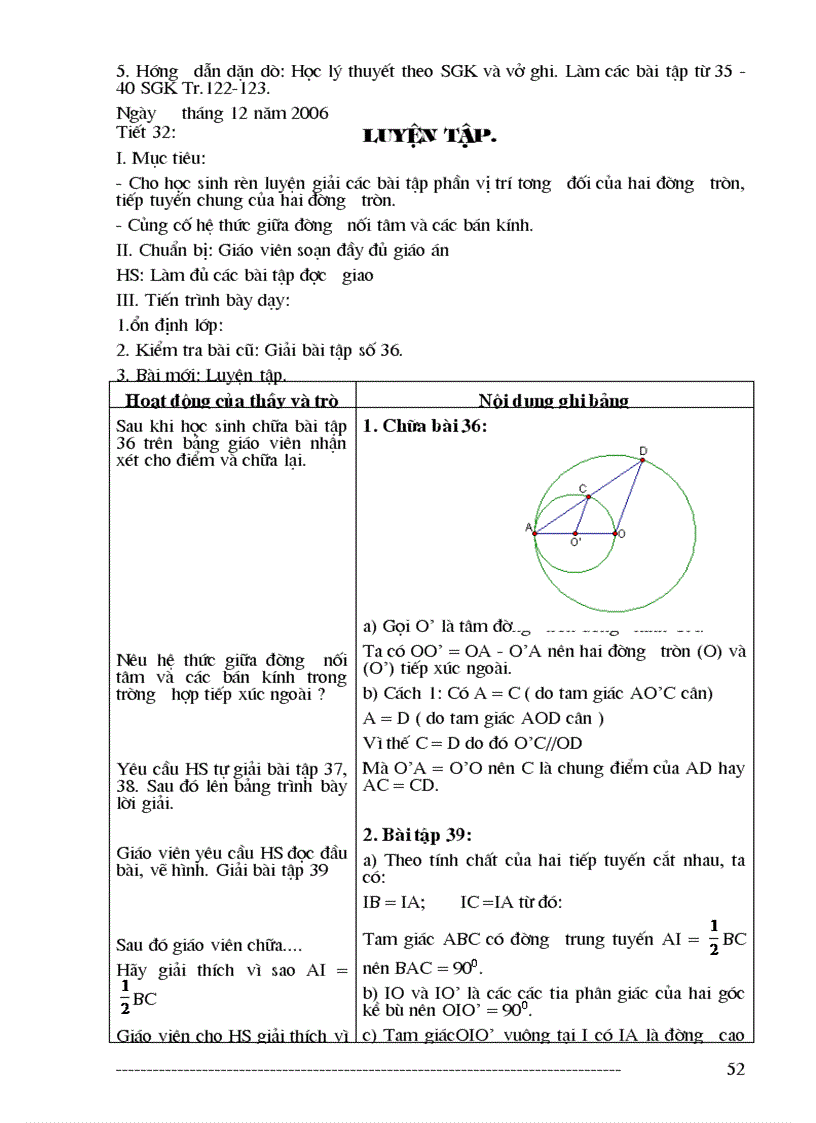 image for page Giáo án hình học lớp 9