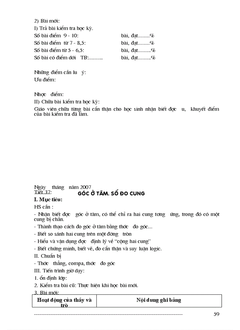 image for page Giáo án hình học lớp 9