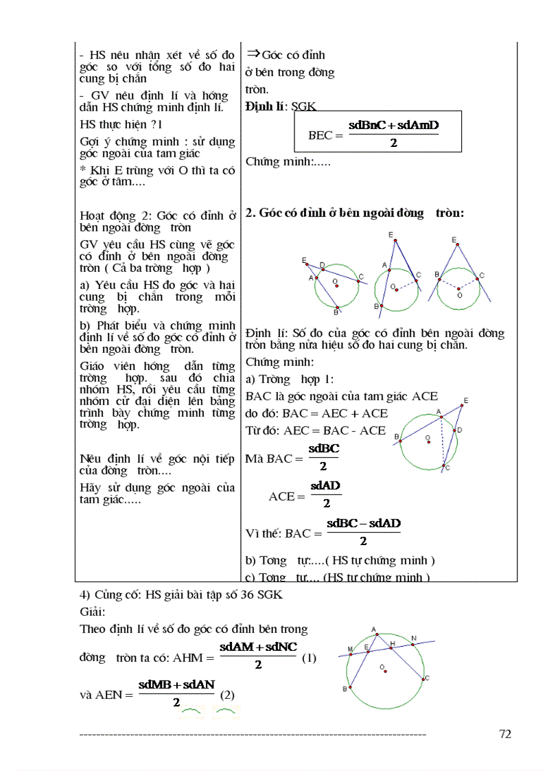 image for page Giáo án hình học lớp 9