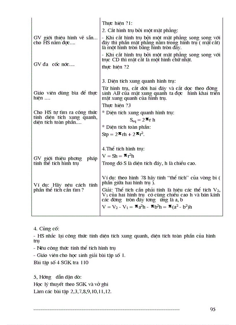 image for page Giáo án hình học lớp 9