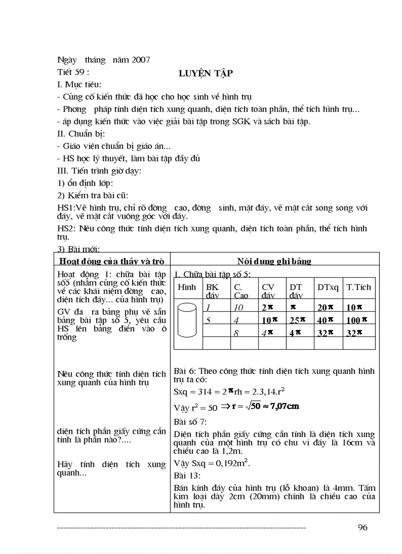 image for page Giáo án hình học lớp 9