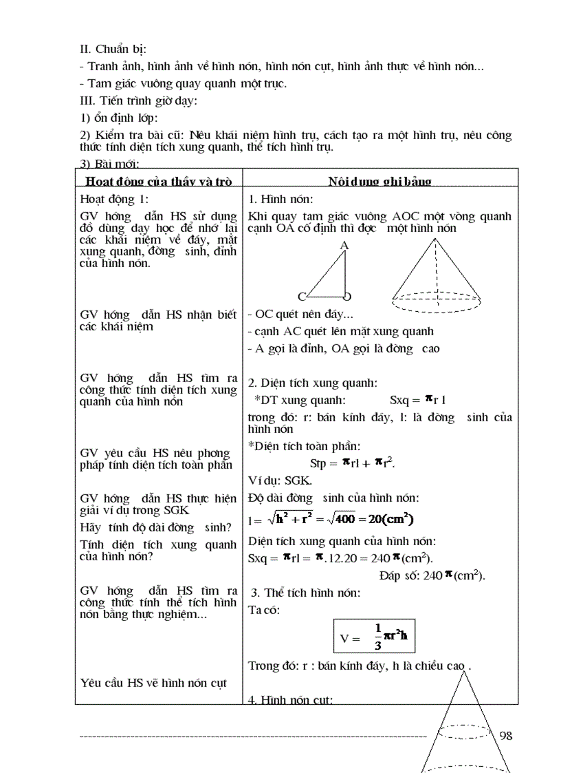 image for page Giáo án hình học lớp 9