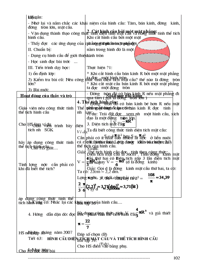 image for page Giáo án hình học lớp 9