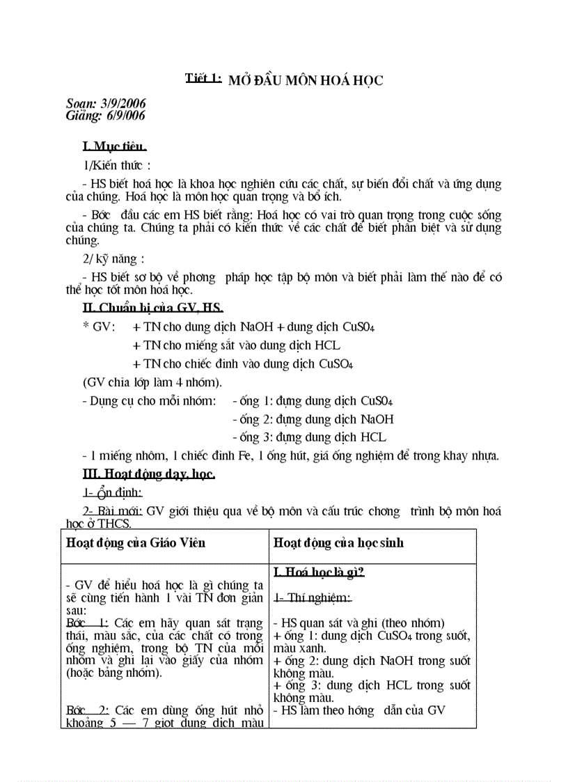 image for page Giao an hóa 8 đặc biệt