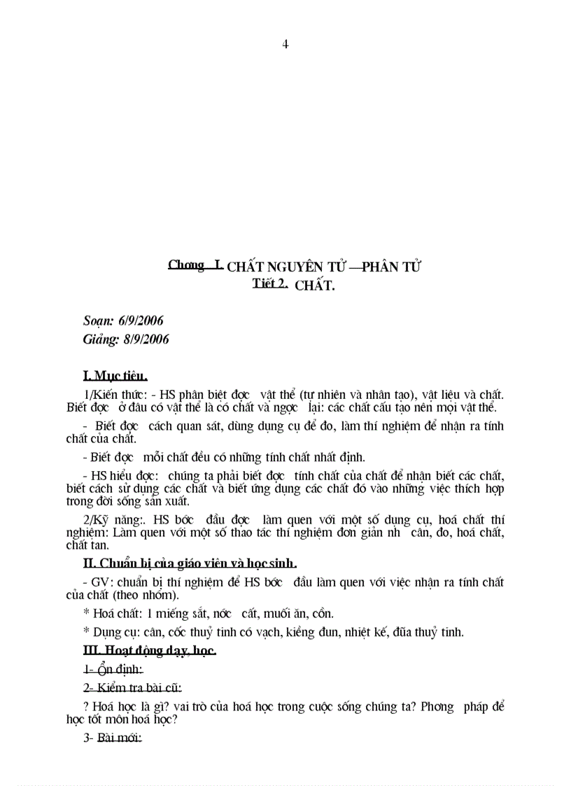 image for page Giao an hóa 8 đặc biệt
