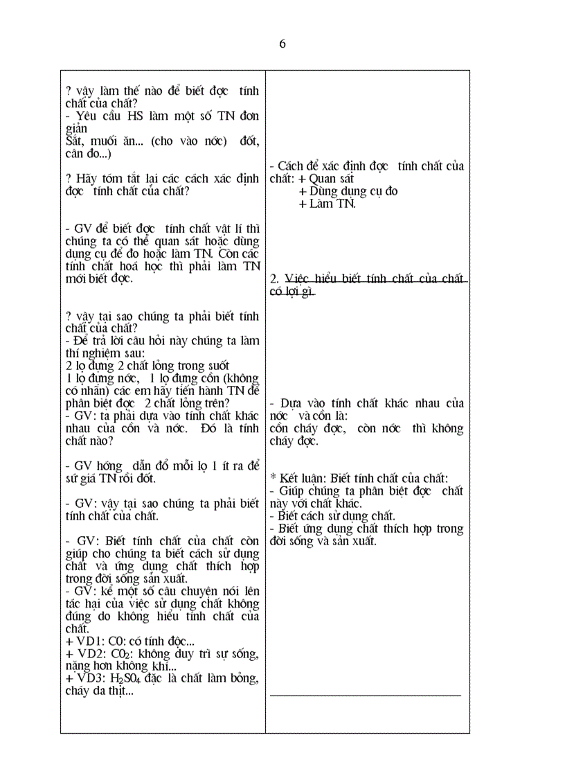 image for page Giao an hóa 8 đặc biệt