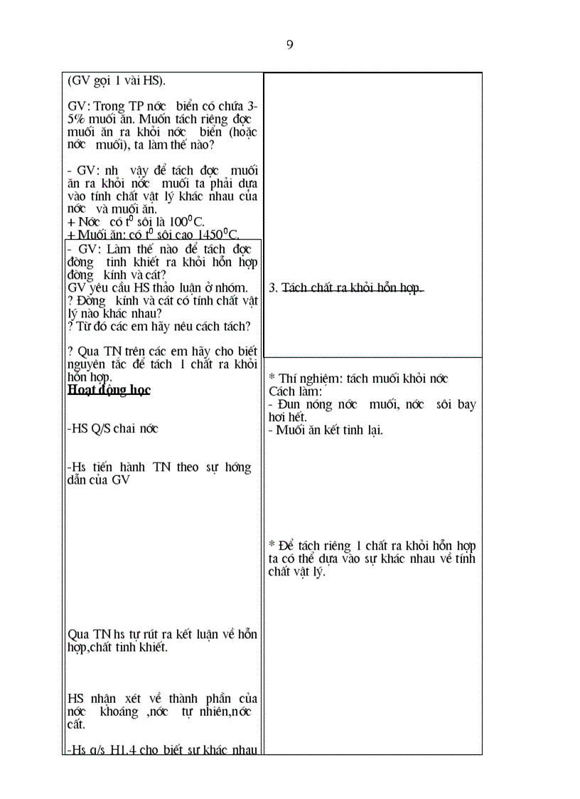 image for page Giao an hóa 8 đặc biệt