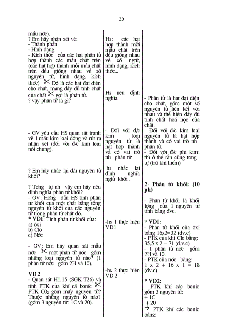 image for page Giao an hóa 8 đặc biệt