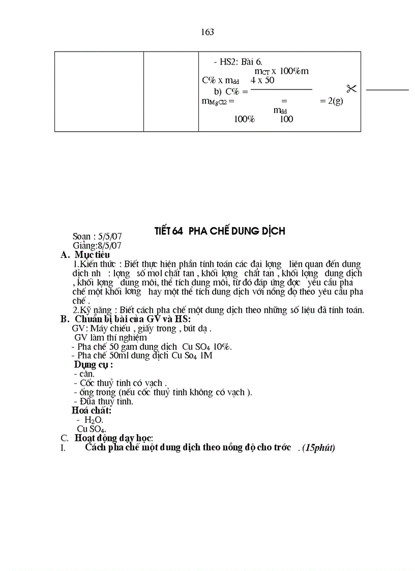 image for page Giao an hóa 8 đặc biệt