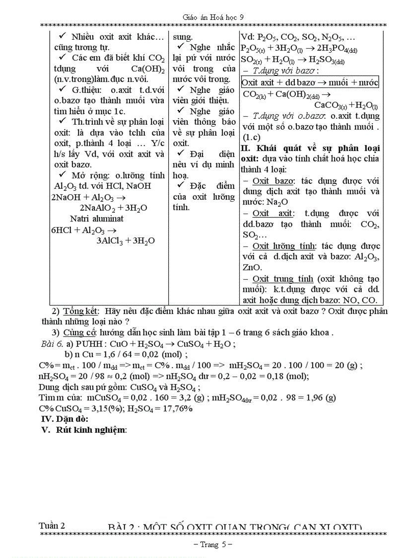 image for page Giáo án hóa 9 siêu gọn chuẩn