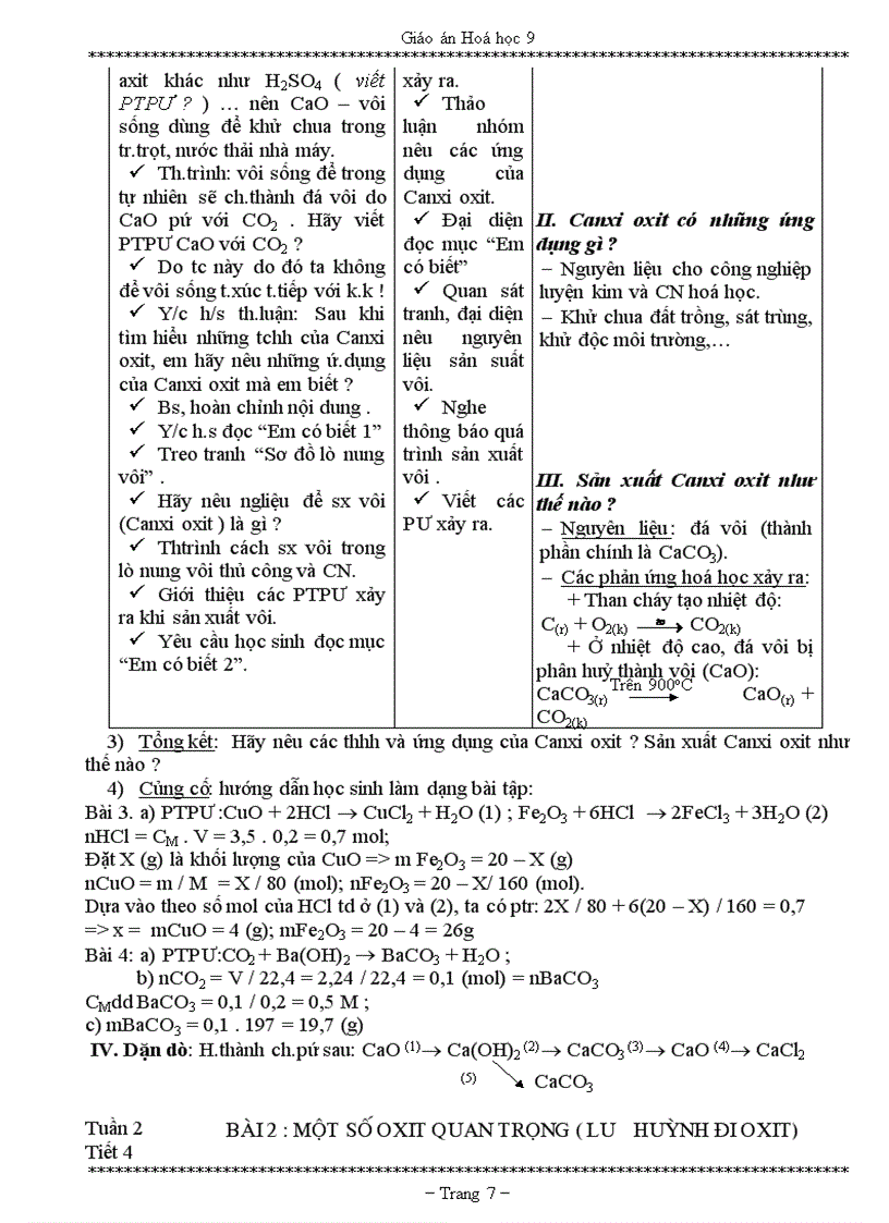 image for page Giáo án hóa 9 siêu gọn chuẩn