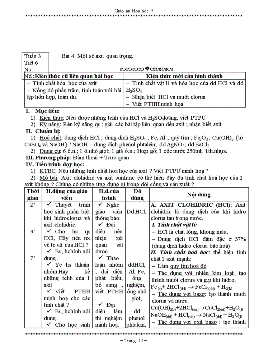 image for page Giáo án hóa 9 siêu gọn chuẩn