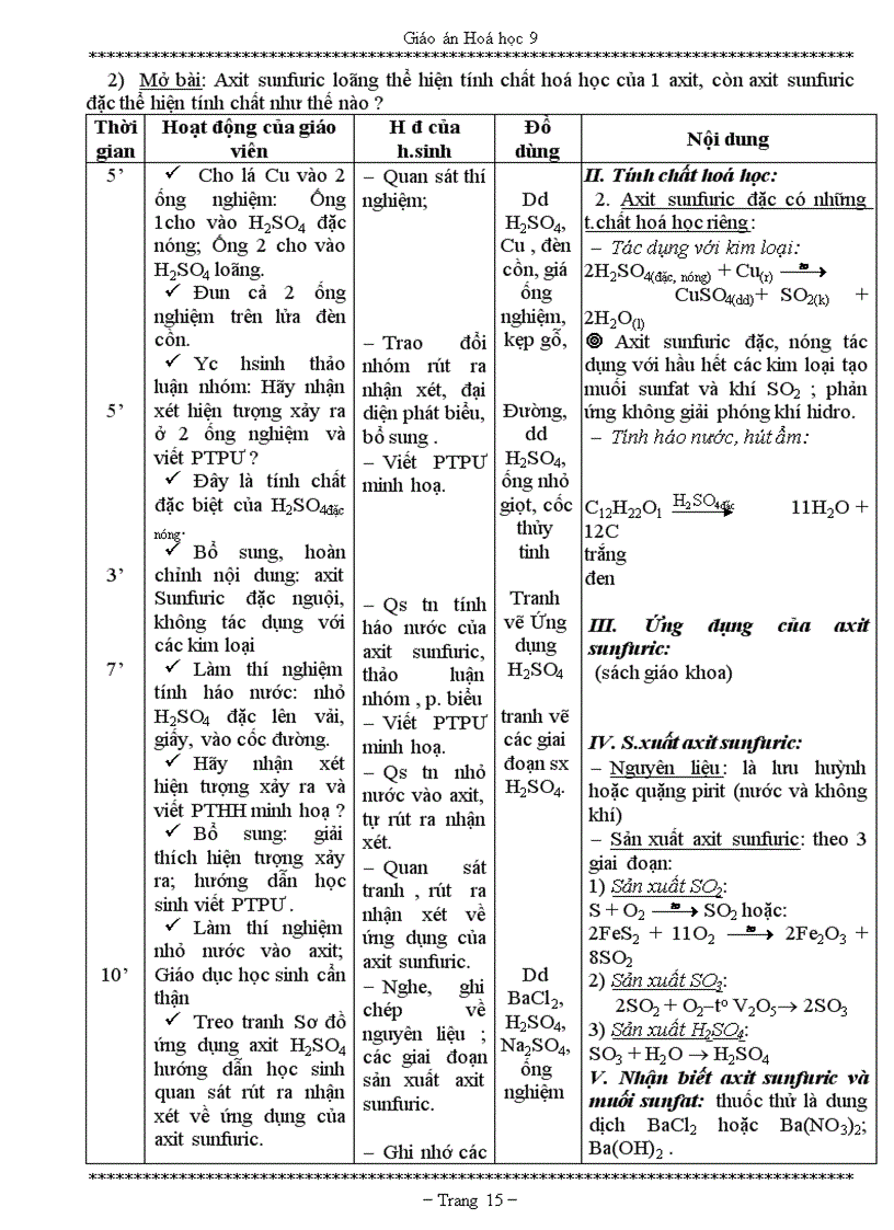 image for page Giáo án hóa 9 siêu gọn chuẩn