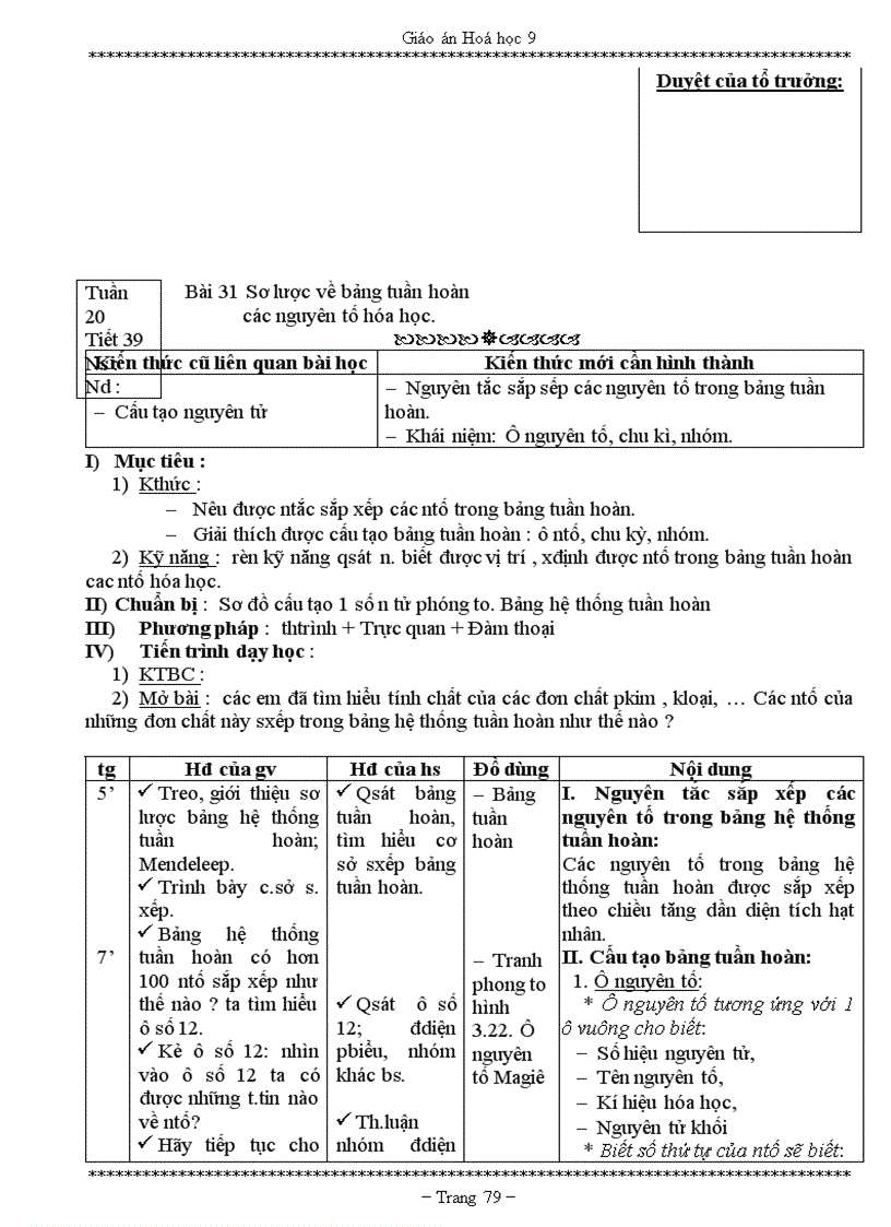 image for page Giáo án hóa 9 siêu gọn chuẩn