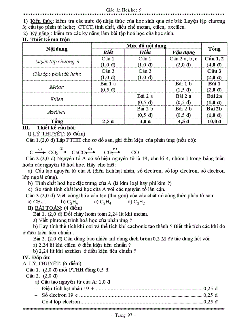 image for page Giáo án hóa 9 siêu gọn chuẩn
