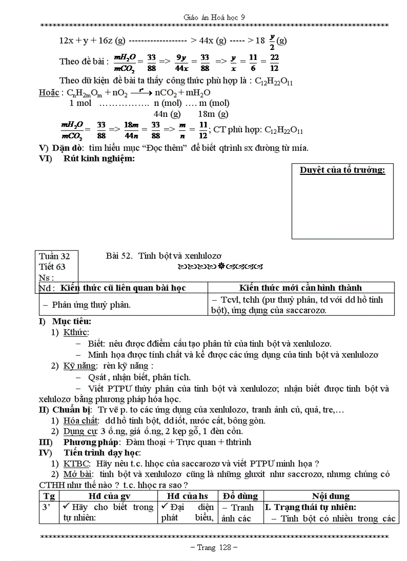 image for page Giáo án hóa 9 siêu gọn chuẩn