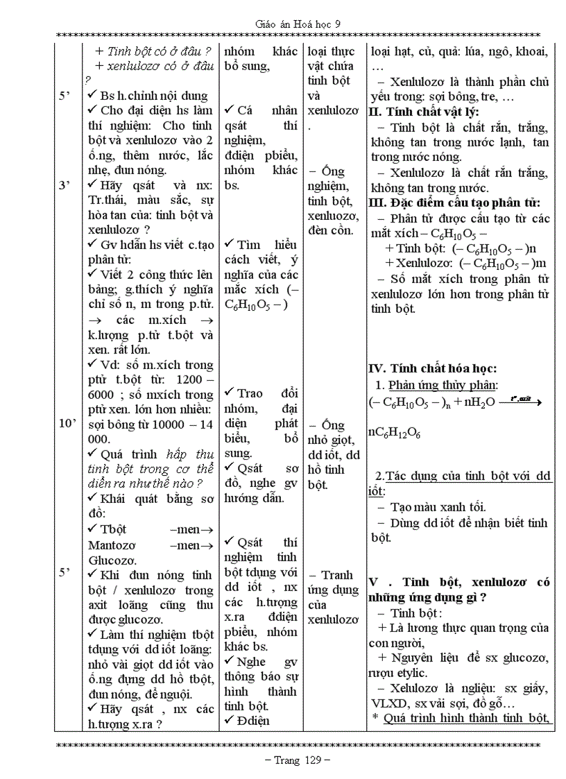 image for page Giáo án hóa 9 siêu gọn chuẩn