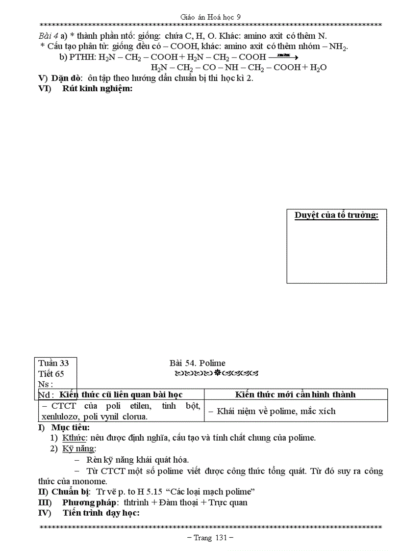 image for page Giáo án hóa 9 siêu gọn chuẩn