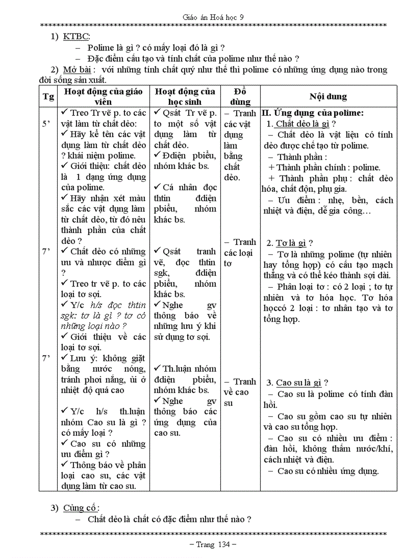 image for page Giáo án hóa 9 siêu gọn chuẩn