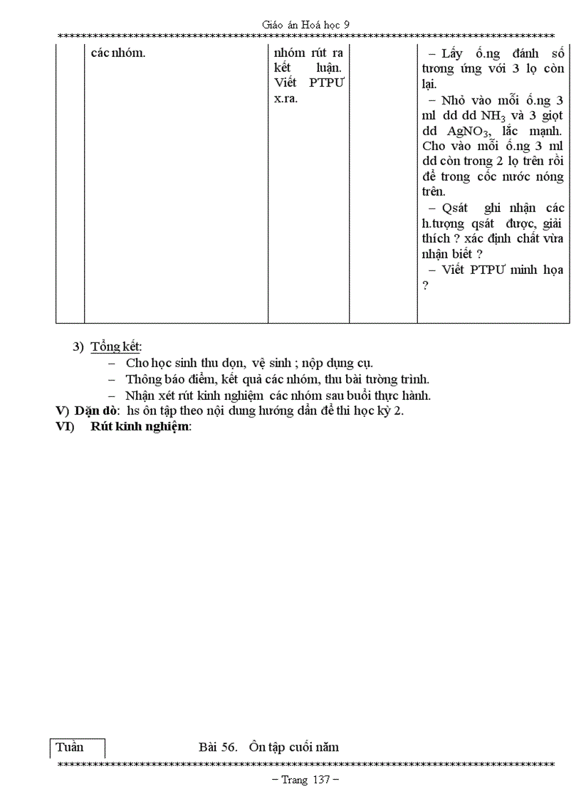 image for page Giáo án hóa 9 siêu gọn chuẩn