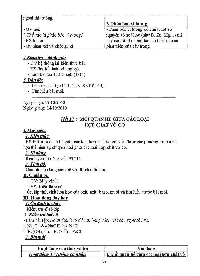 image for page Giao an hoa 9