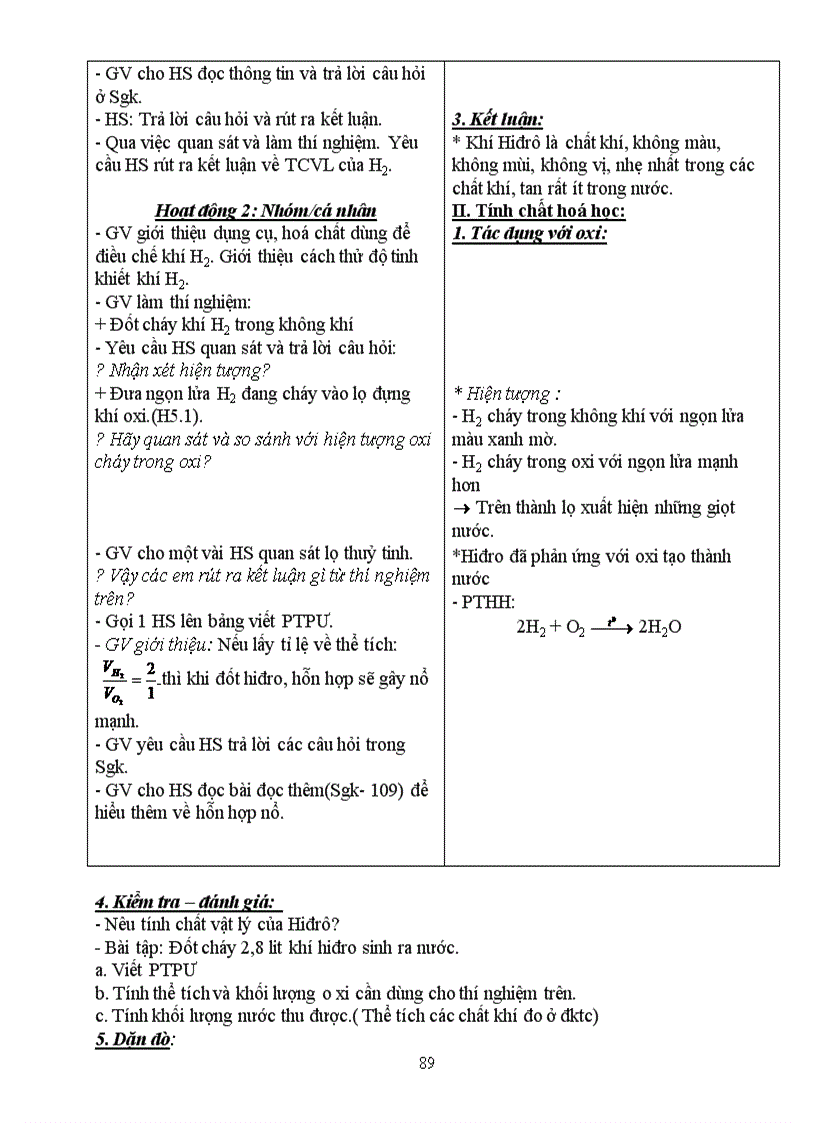 image for page Giao an hoa 9