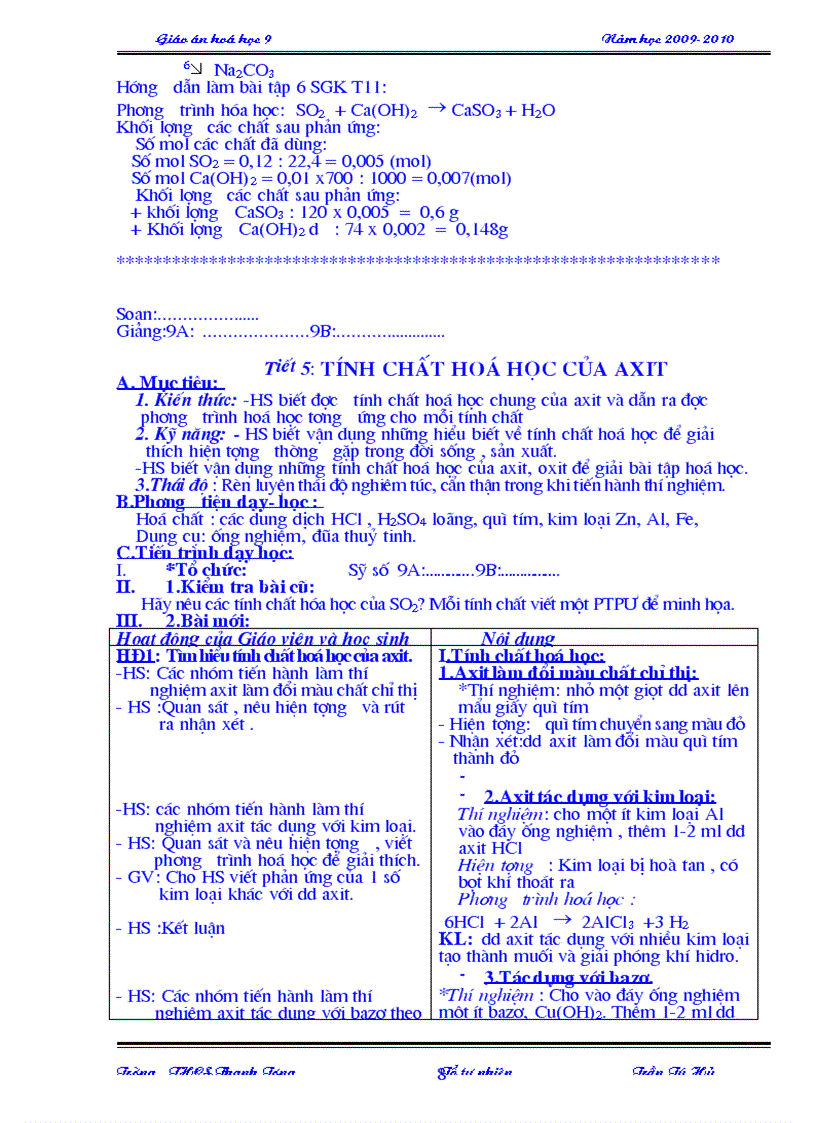 image for page Giao an hoa hoc 9 hoan chinh