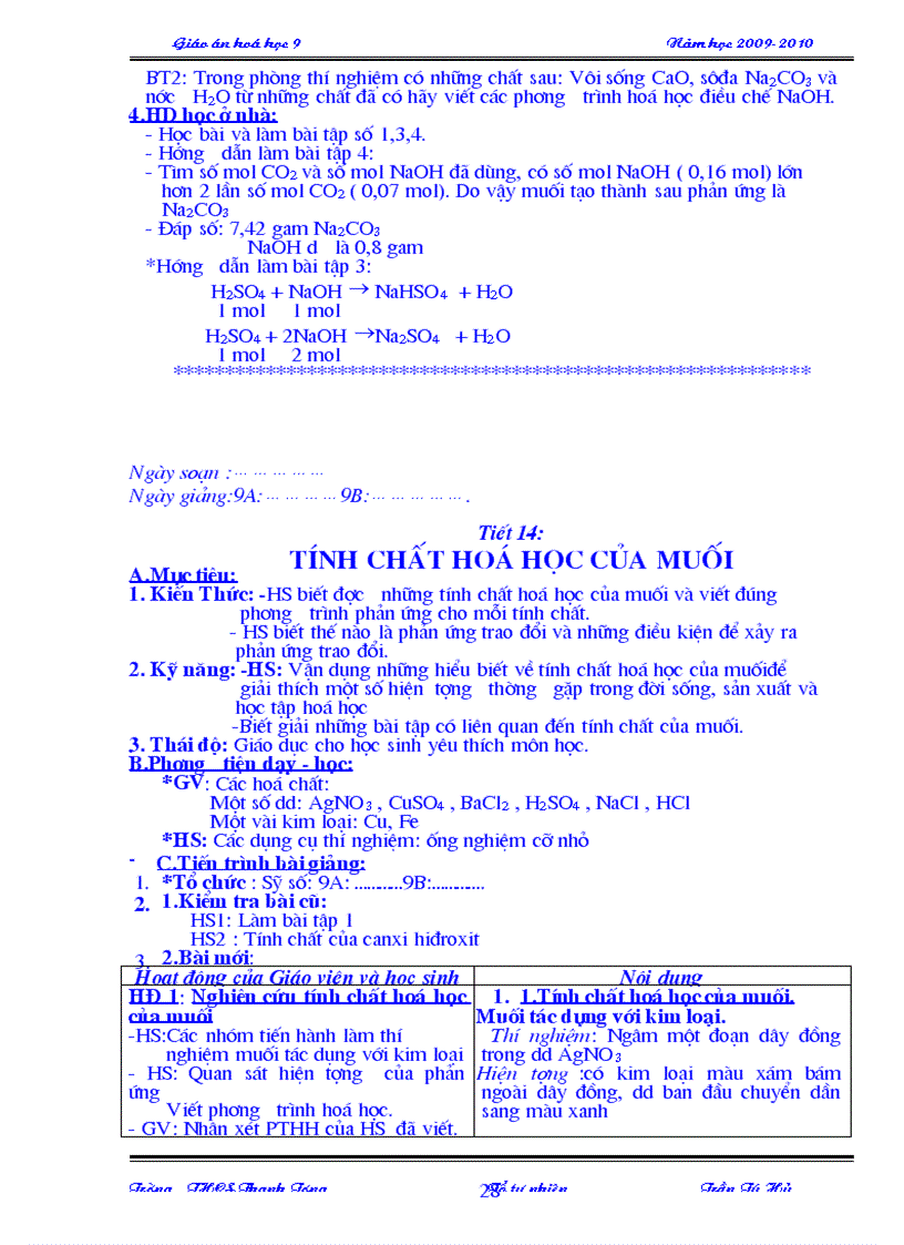 image for page Giao an hoa hoc 9 hoan chinh