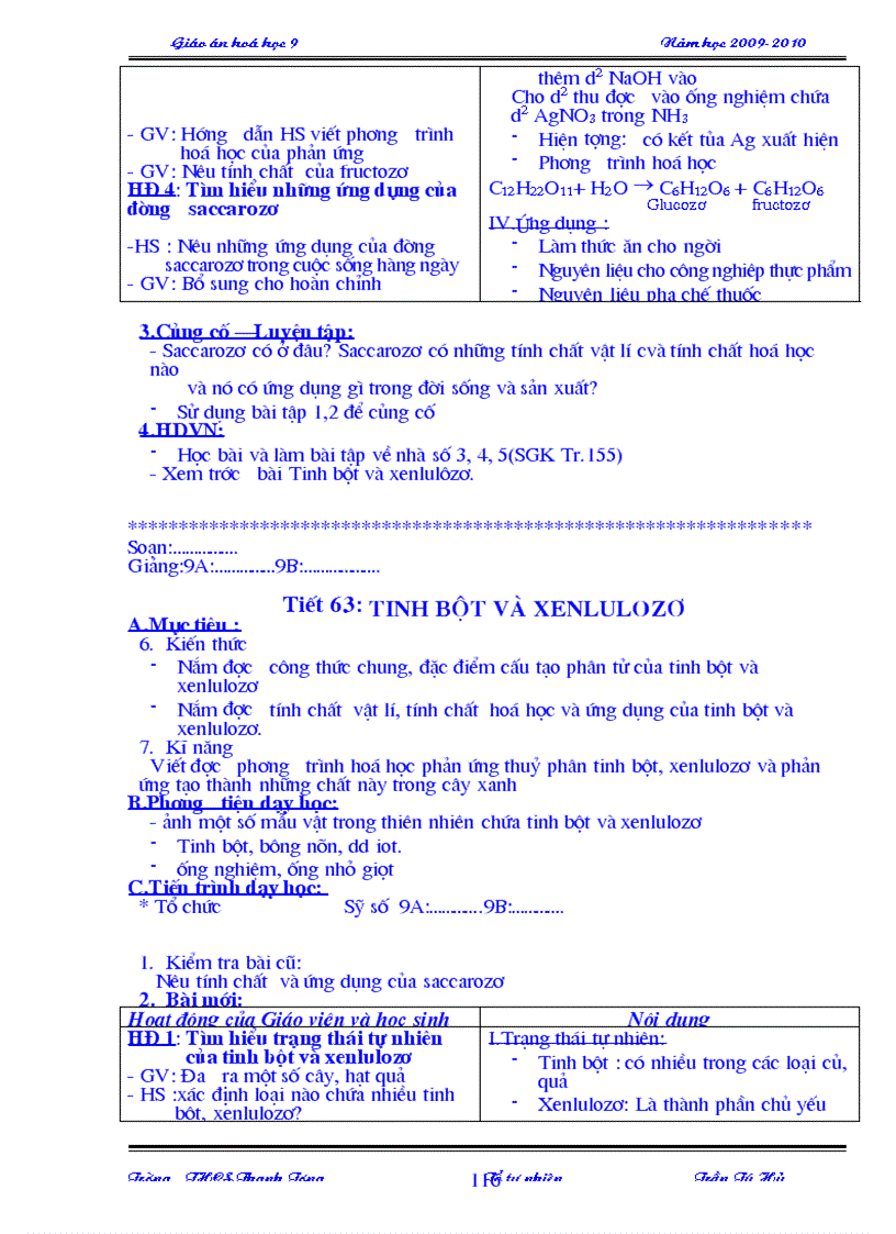 image for page Giao an hoa hoc 9 hoan chinh