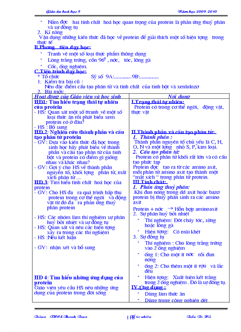 image for page Giao an hoa hoc 9 hoan chinh