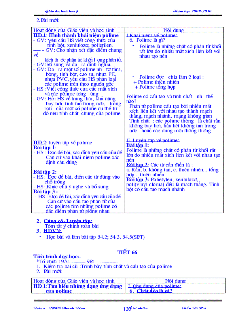 image for page Giao an hoa hoc 9 hoan chinh