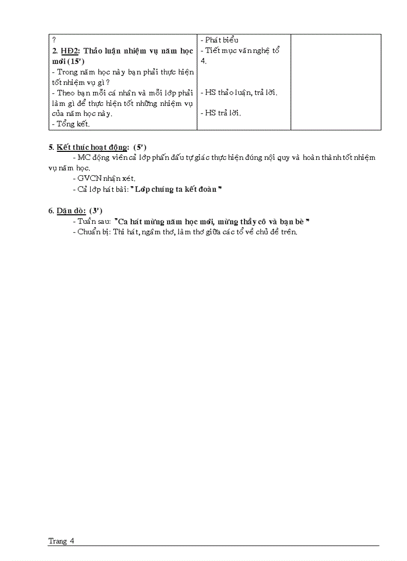 image for page Giao an Hoat Dong Ngoai Gio HK2 lop 7