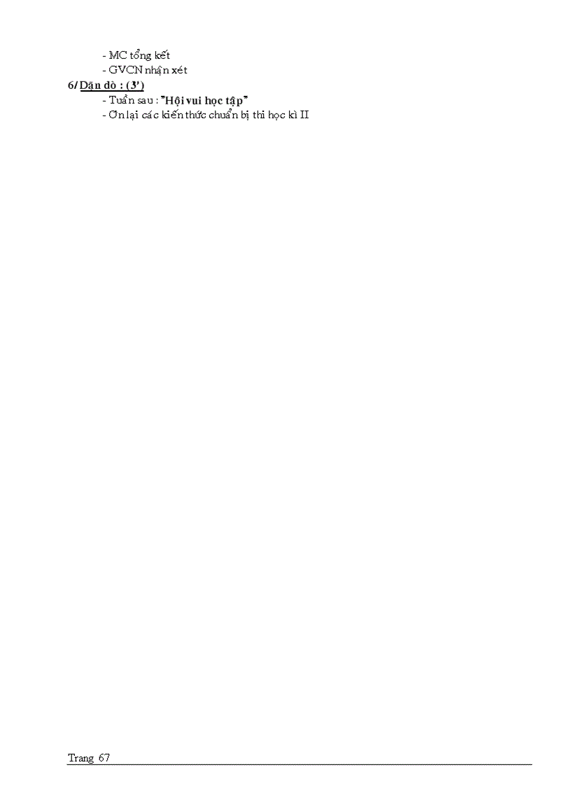 image for page Giao an Hoat Dong Ngoai Gio HK2 lop 7